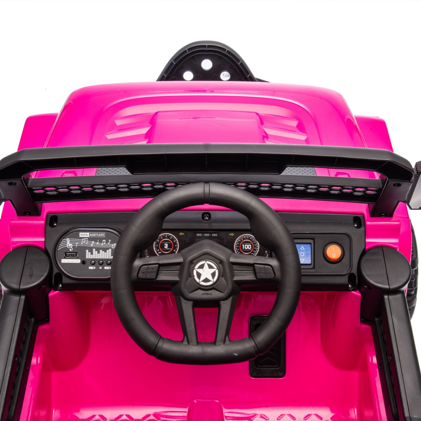 Детская игрушка Streamdale Furniture 12V Kids Electric Ride On Truck with Parental Control, 66.14 lbs Capacity, от 3 лет, цвет: Розовый — фото 10