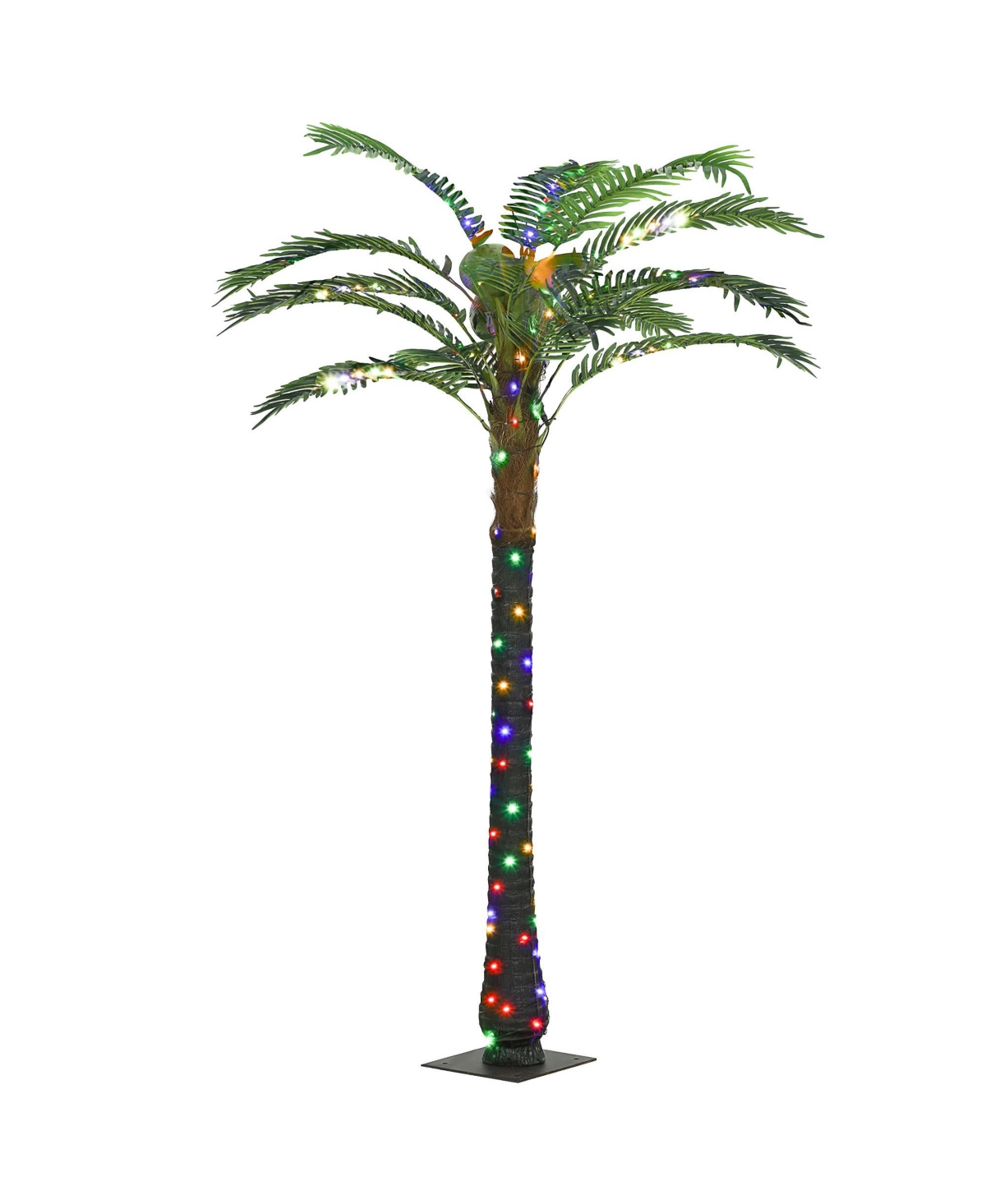 Streamdale Furniture 6' Color-Changing Lighted Palm Tree with Remote for Decor