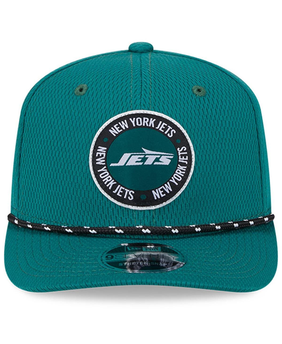 NEW ERA MEN'S GREEN NEW YORK JETS 2024 SIDELINE 9SEVENTY STRETCH-SNAP HAT 