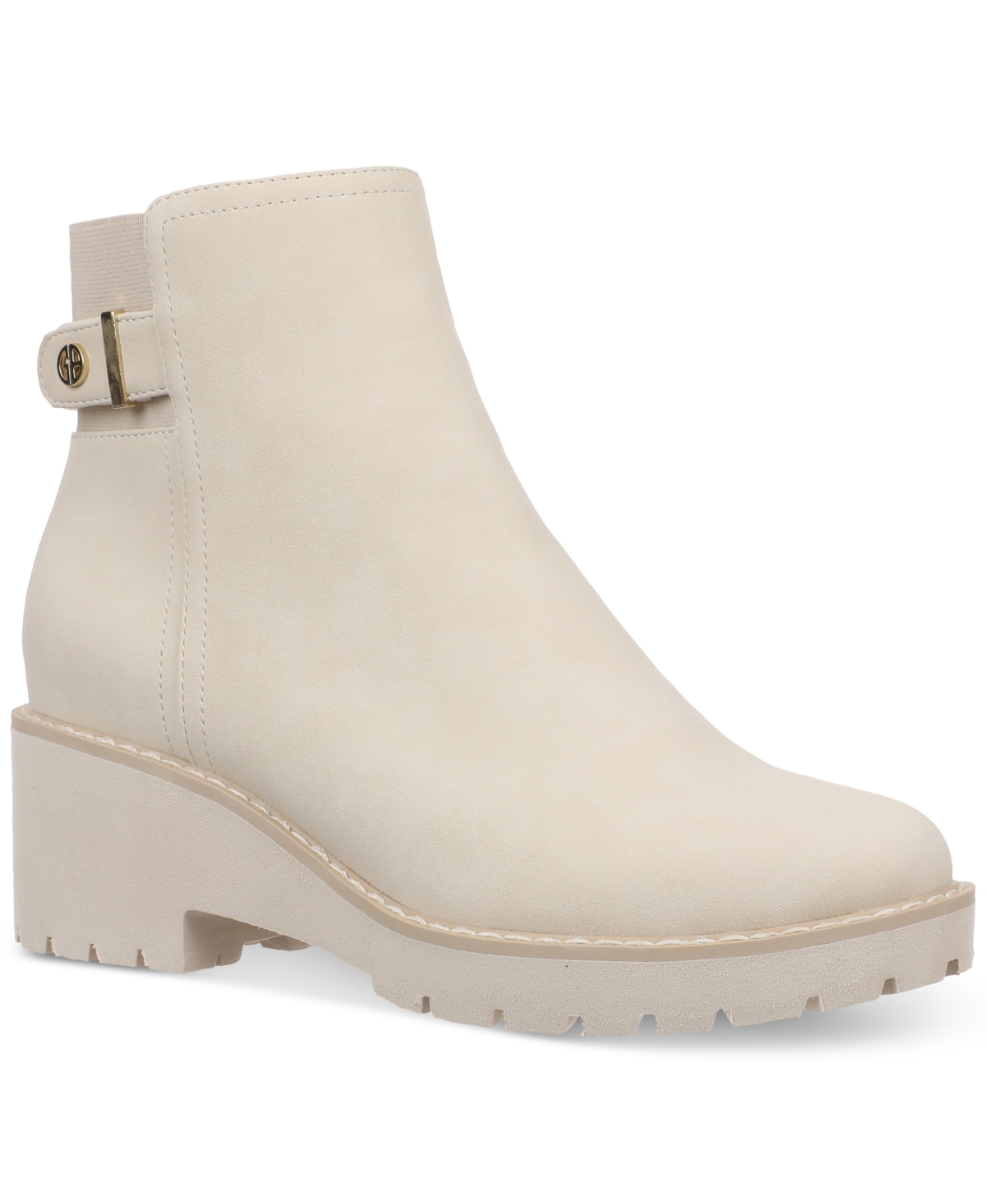 GIANI BERNINI WOMEN'S VEDAA MEMORY FOAM WEDGE BOOTIES, CREATED FOR MACY'S 