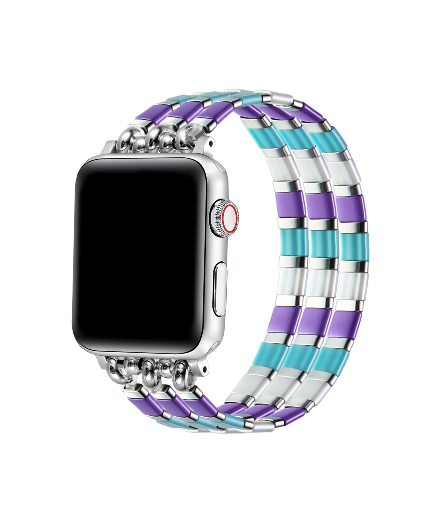 Ремешок для часов Posh Tech Slim Bracelet Band for Apple Watch 44,45,46,49mm, цвет: Синий — фото 1