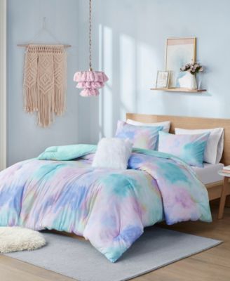 Cassiopeia Watercolor Tie Dye 4-Pc. Comforter Set, King/California King
