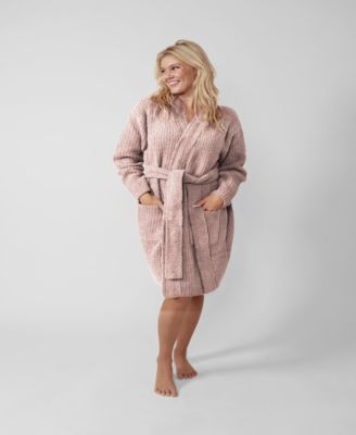 Snug Ribbed Cardigan Robe