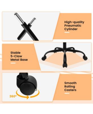 1 Pc Black Thick Headrest Cushion High-Back Ergonomic Executive Chair – Office Chair