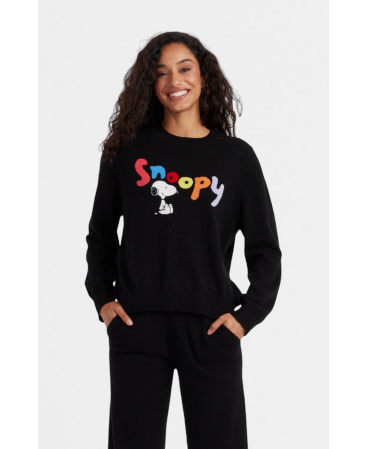 Chinti and Parker Women's Chinti & Parker Snoopy Wool & Cashmere Sweater
