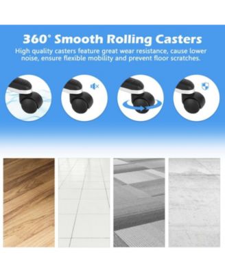 Big and Tall Adjustable High Back Leather Executive Computer Desk Chair