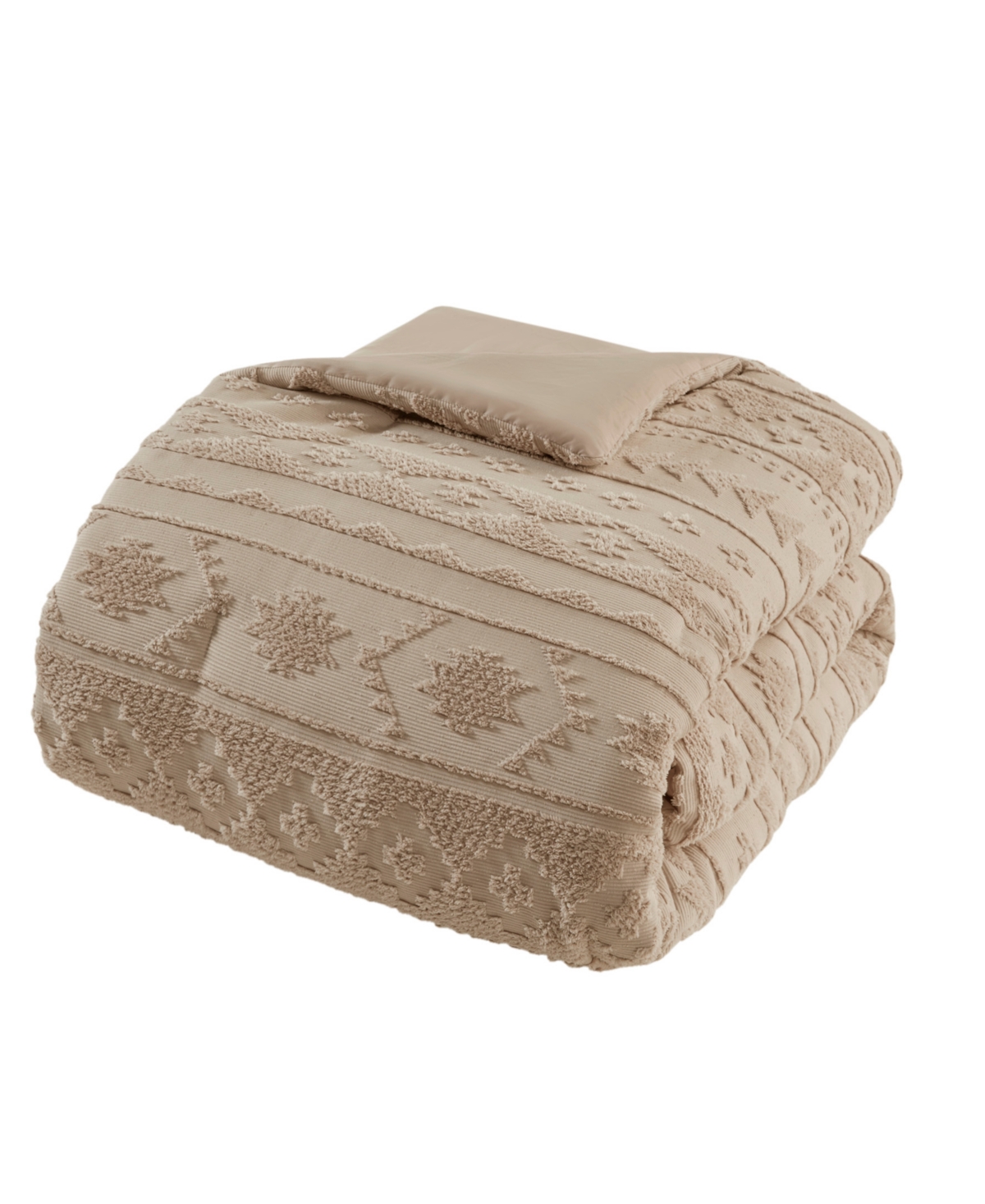 Woolrich Breckenridge Chenille Oversized 3-pc. Comforter Set, King/california King In Tan