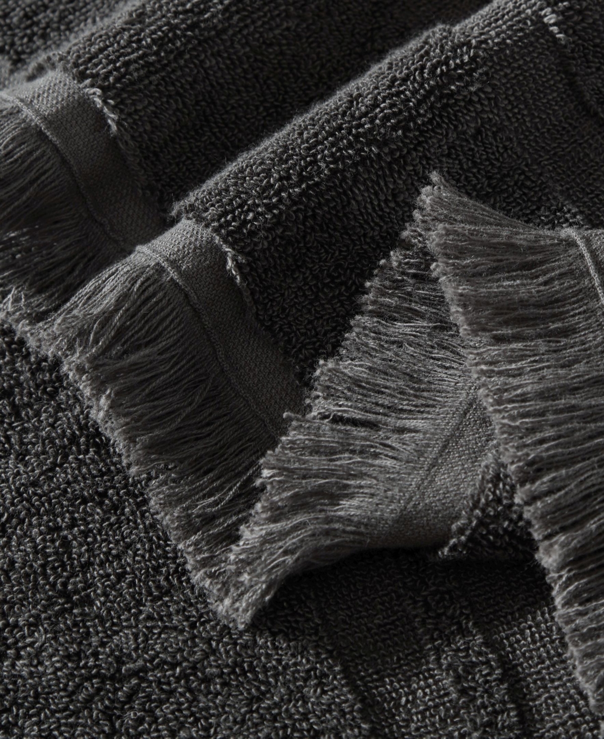 Sunday Citizen Fringed 6-pc. Bath Towel Set In Volcano