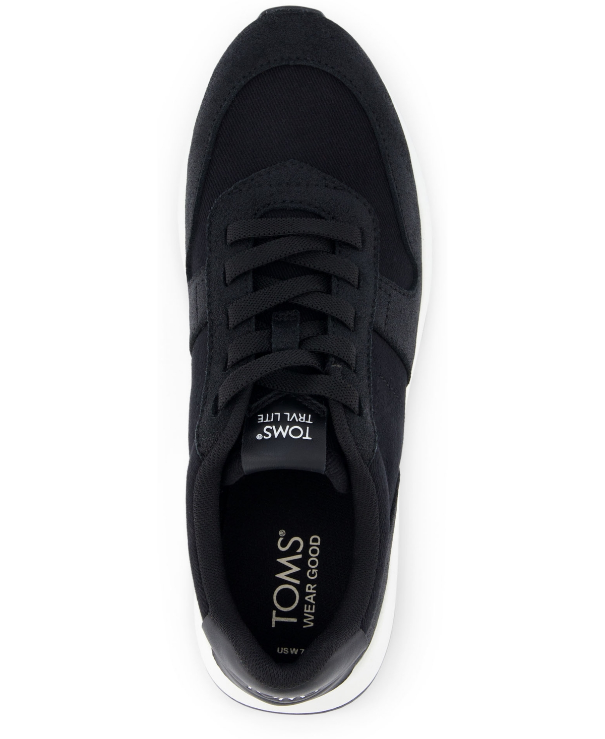 Toms Trvl Lite Retro Sneaker In Black