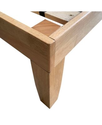 14'' Twin Size Wooden Platform Bed Frame w/ Strong Slat Support Espresso