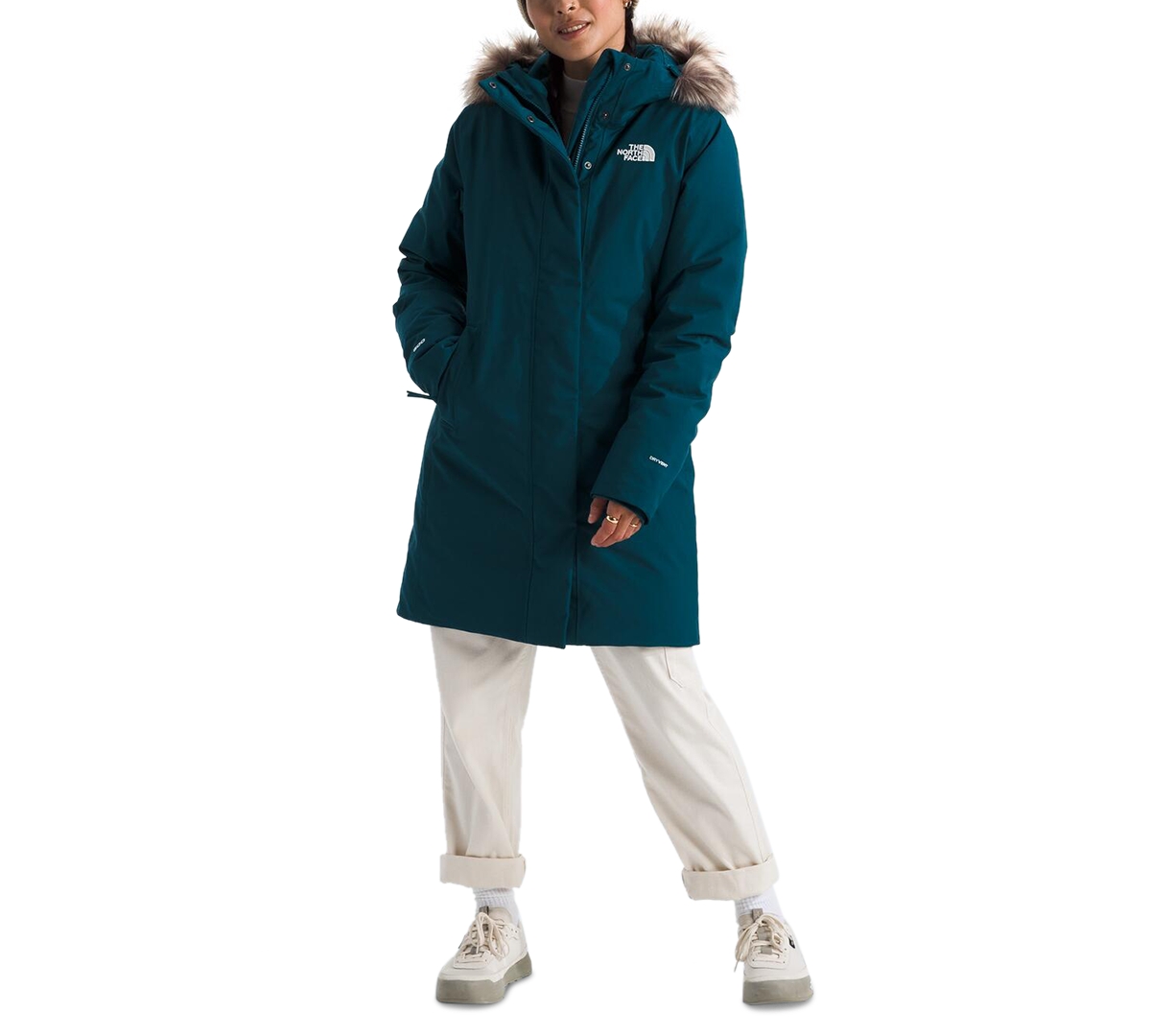 THE NORTH FACE WOMEN'S ARCTIC HOODED FAUX-FUR-TRIM PARKA 