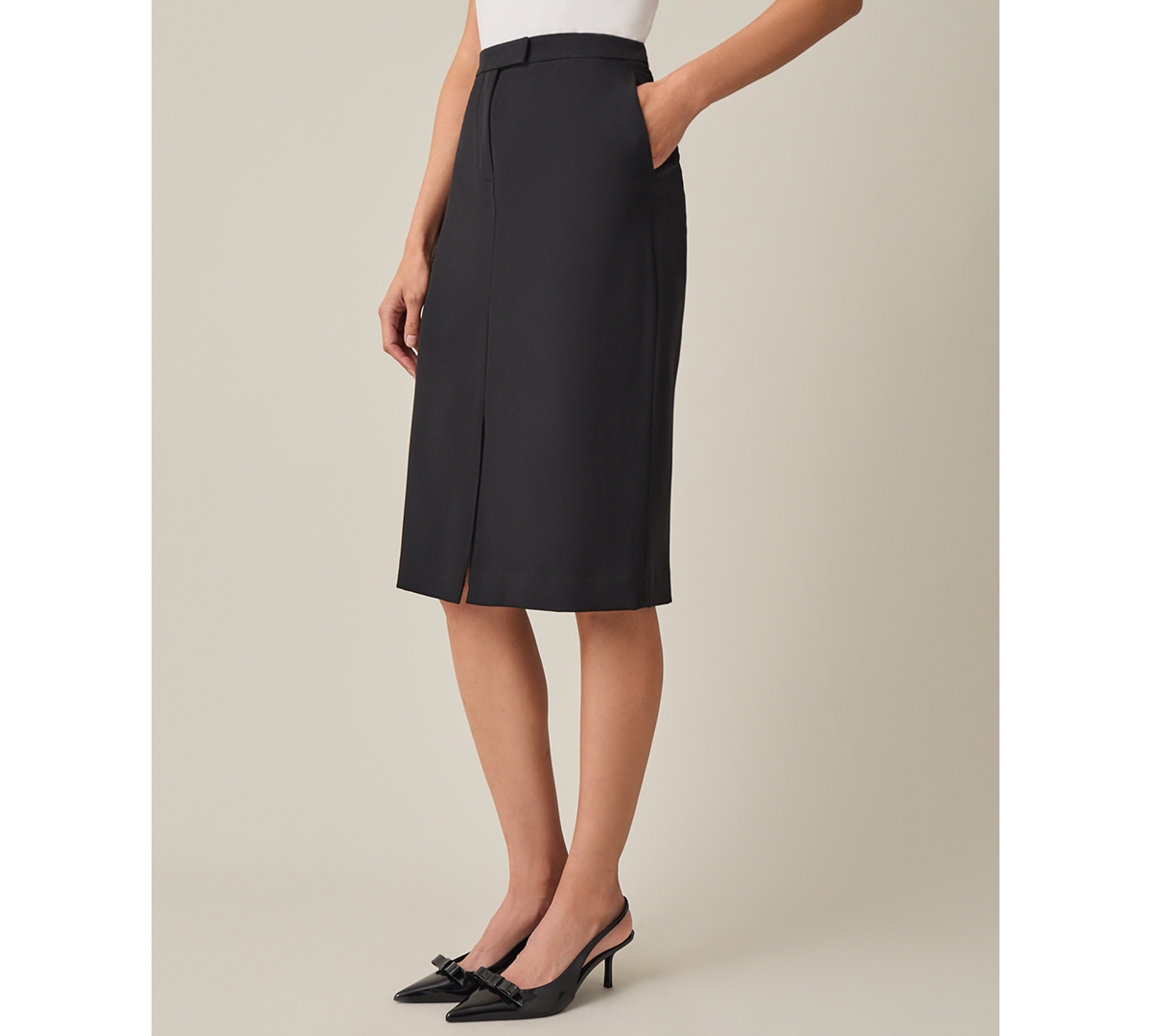 Kasper Women's Zip-Front Pencil Skirt