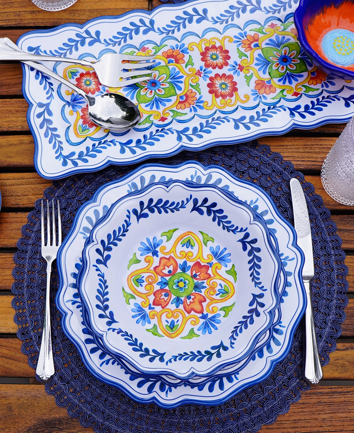 Certified International Flores Set Of 4 All Purpose Bowl 8.5" X 2", Service For 4 In Miscellaneous