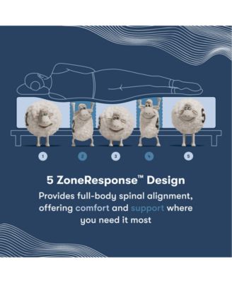 iComfort Iona 13" Memory Foam Plush Mattress Set - King