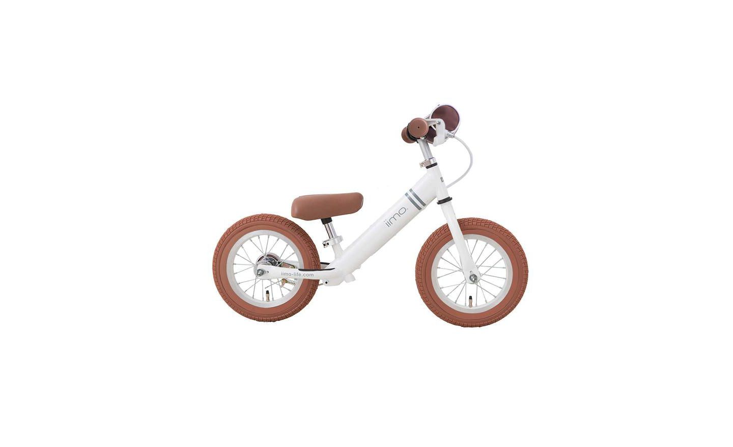 Детская игрушка IIMO 12" Alloy Balance Bike with Rear Wheel Brake, от 2 лет, цвет: Белый — фото 1