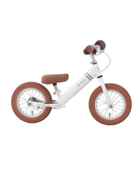 Детская игрушка IIMO 12" Alloy Balance Bike with Rear Wheel Brake, от 2 лет, цвет: Белый