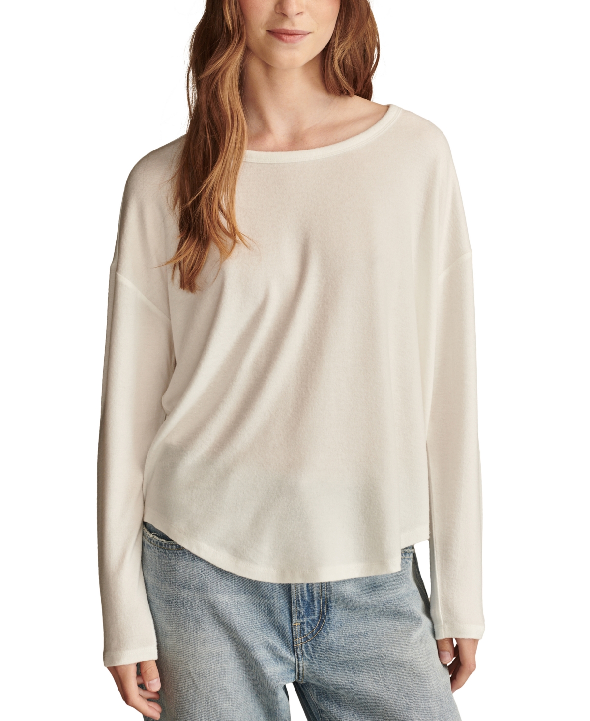 Women's Cloud Long-Sleeve T-Shirt - Cream