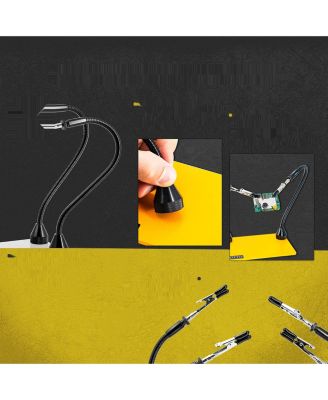 Four Magnetic Arms PCB Holder with Steel Base