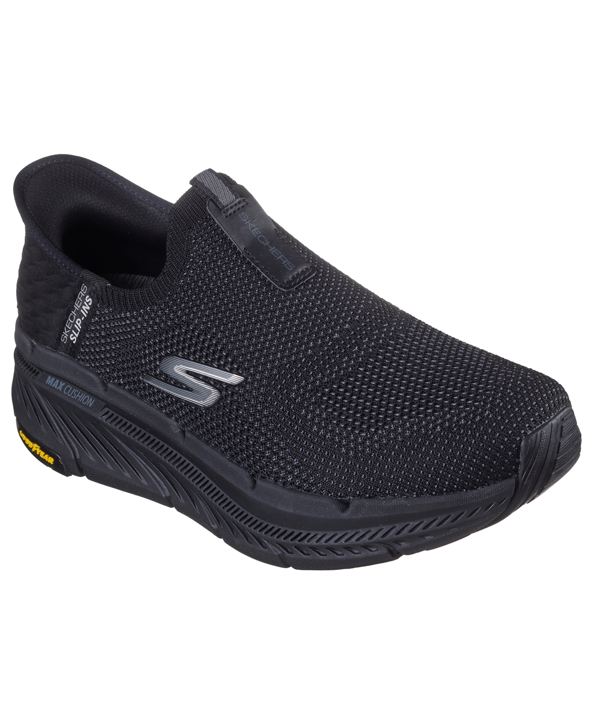 Skechers Advantageous Mens Fitness Lifestyle Running & Training Shoes In Black