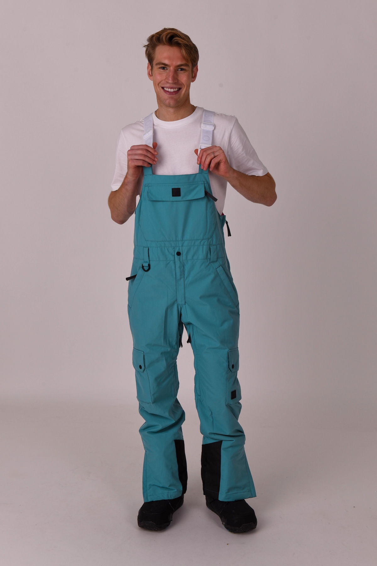 Men's Yeh Man Bib Pant Teal - Teal