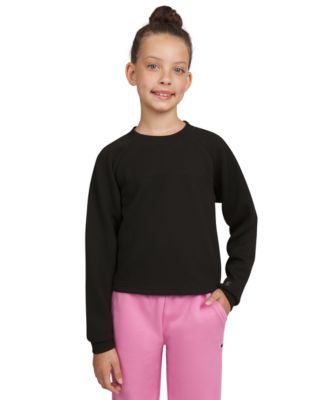 Champion - Big Girls Active Ribbed Crewneck Sweatshirt