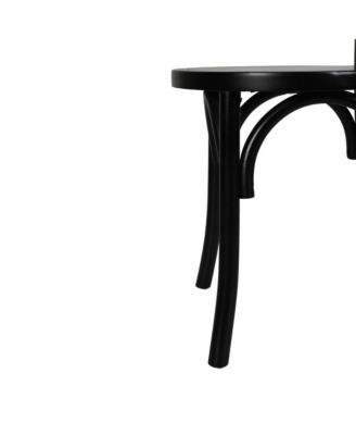 Lowry Thonet Style Solid Wood Dining Chair With Stackable Design And Elegant Finish