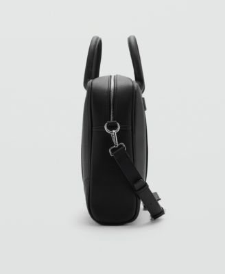 Men's Leather-Effect Briefcase