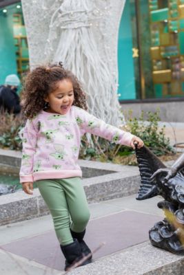 Girls The Mandalorian Fleece Sweatshirt and Leggings Outfit Set to