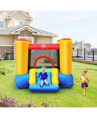 Inflatable Bouncer Kids Slide Bounce House for Indoor Outdoor with 550W Blower