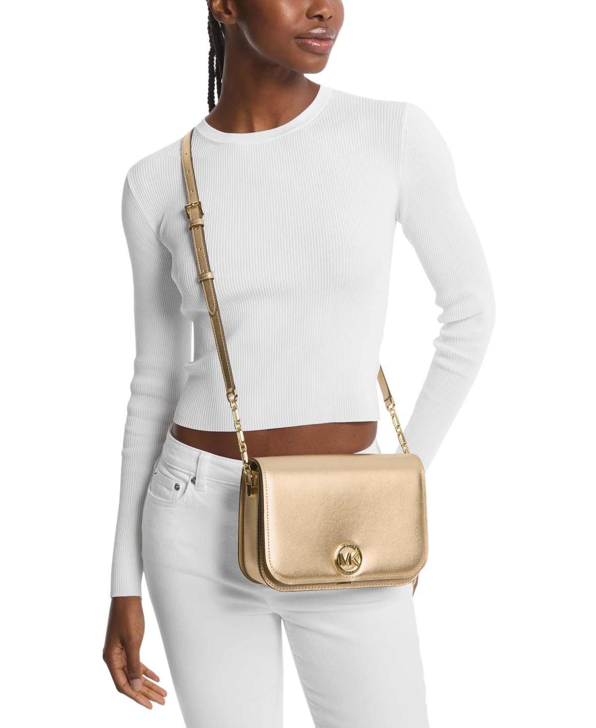 Michael Michael Kors Delancey Chain Messenger