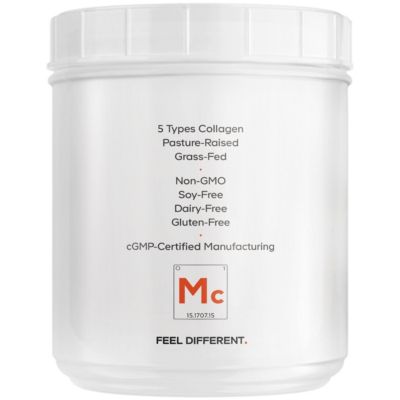 Multi Collagen Protein Powder Peptides, Hydrolyzed, Type I, II, III, V, X Grass Fed All in One Super Bone Broth Collagen Supplement, 20 Ounces