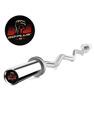 47 Inch Chrome Steel Home Gym Fitness Equipment Bar