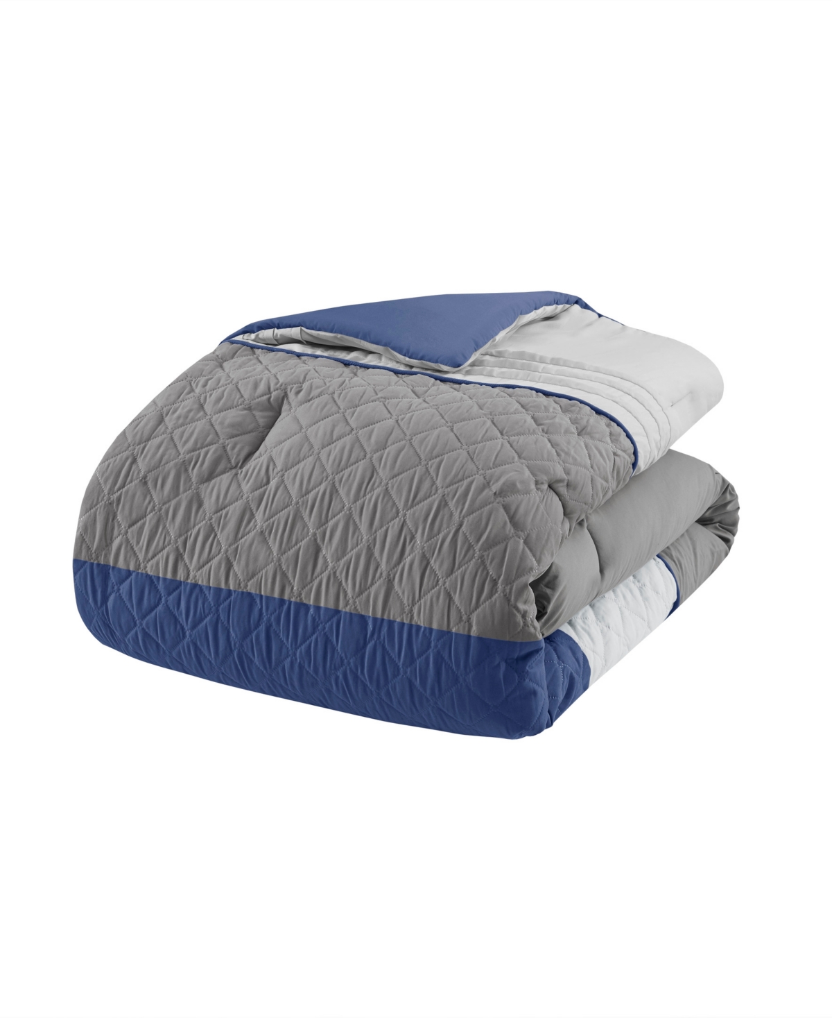 Madison Park Jenson 7-Pc. Color Block Stripe Comforter Set