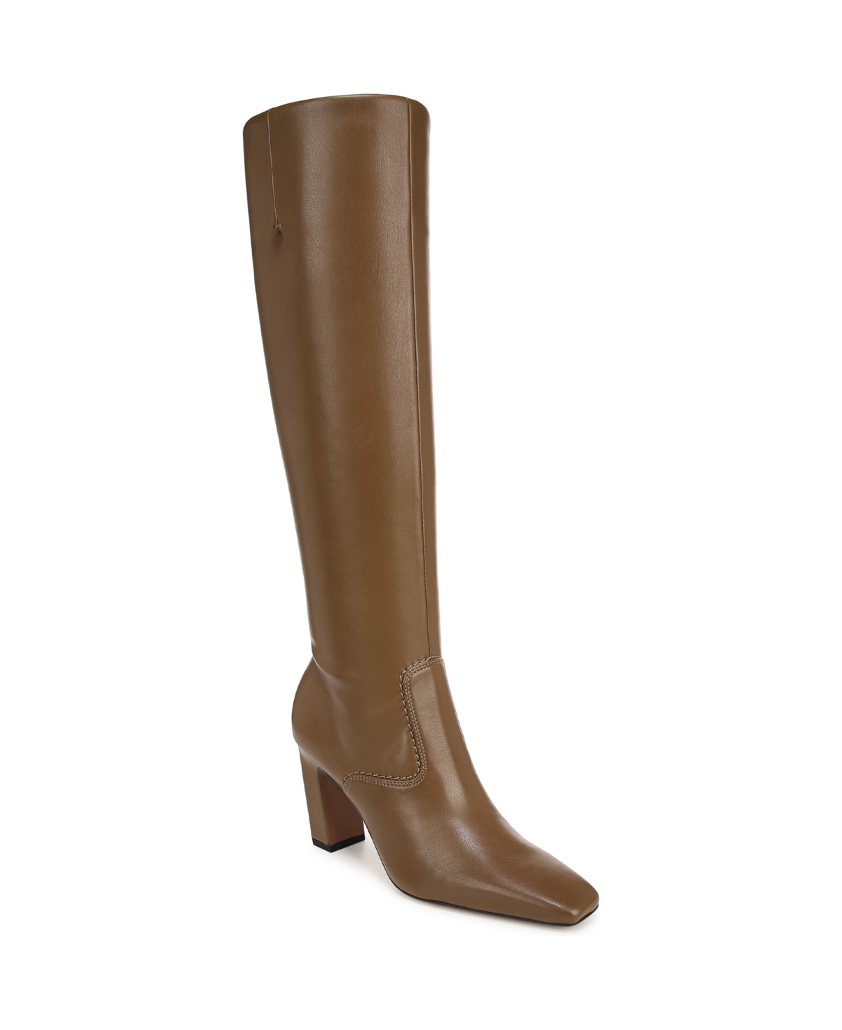 Women's Bowman Square Toe Knee High Dress Boots - Roccia Snake Faux Leather