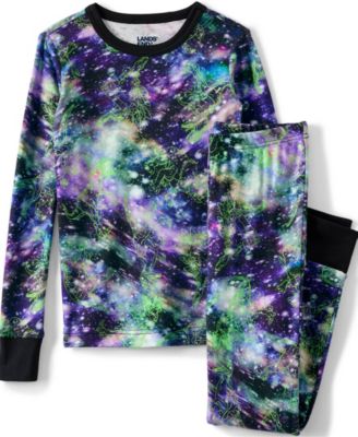 Kids Long Sleeve Top and Bottom Snug Fit Pajama Set