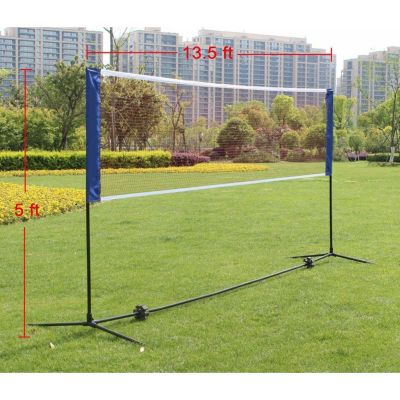 Streamdale Portable Volleyball/Badminton/Tennis Net w/Stand & Bag (14FT)