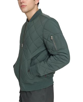 Men's Quilted Fashion Bomber Jacket
