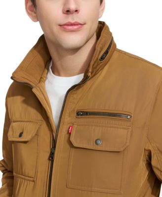 Men's Twill Stand-Collar Jacket