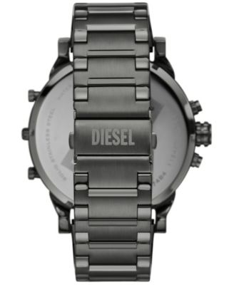 Men's Mr. Daddy Quartz Chronograph Gunmetal Stainless Steel 57mm