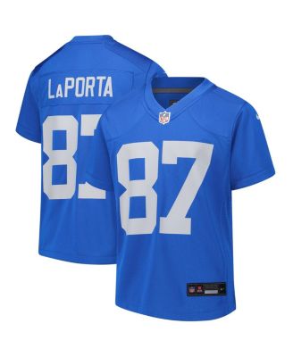 Nike Big Boys and Girls Sam LaPorta Blue Detroit Lions Alternate Game Jersey Macy s