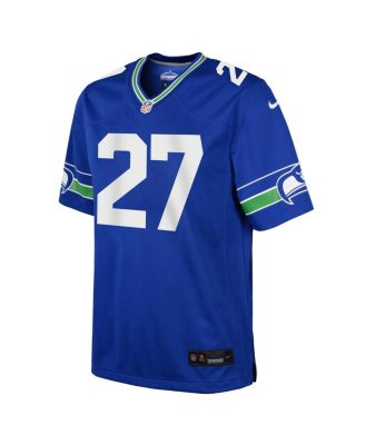 Big Boys and Girls Tariq Woolen Royal Seattle Seahawks Alternate Player Game Jersey