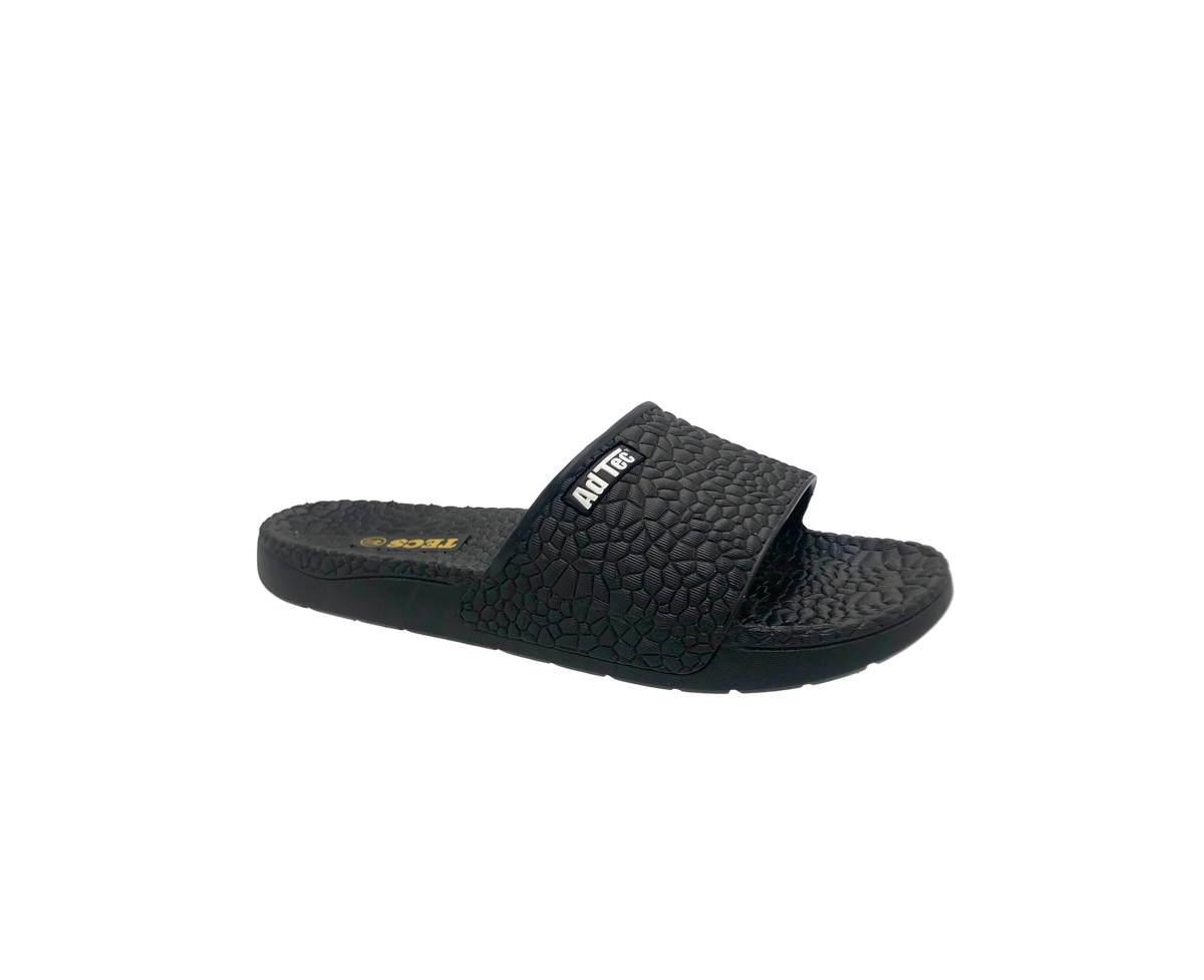 Men's Black Pebble Sandals - Black