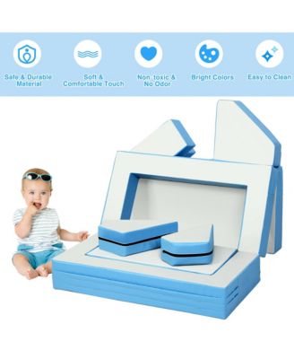 4-in-1 Crawl Climb Foam Shapes Playset Softzone Toy Kids Toddler Preschoolers