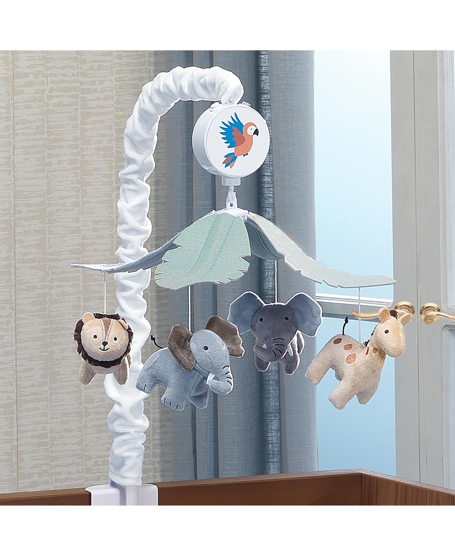 Baby Jungle Friends Musical Crib Mobile