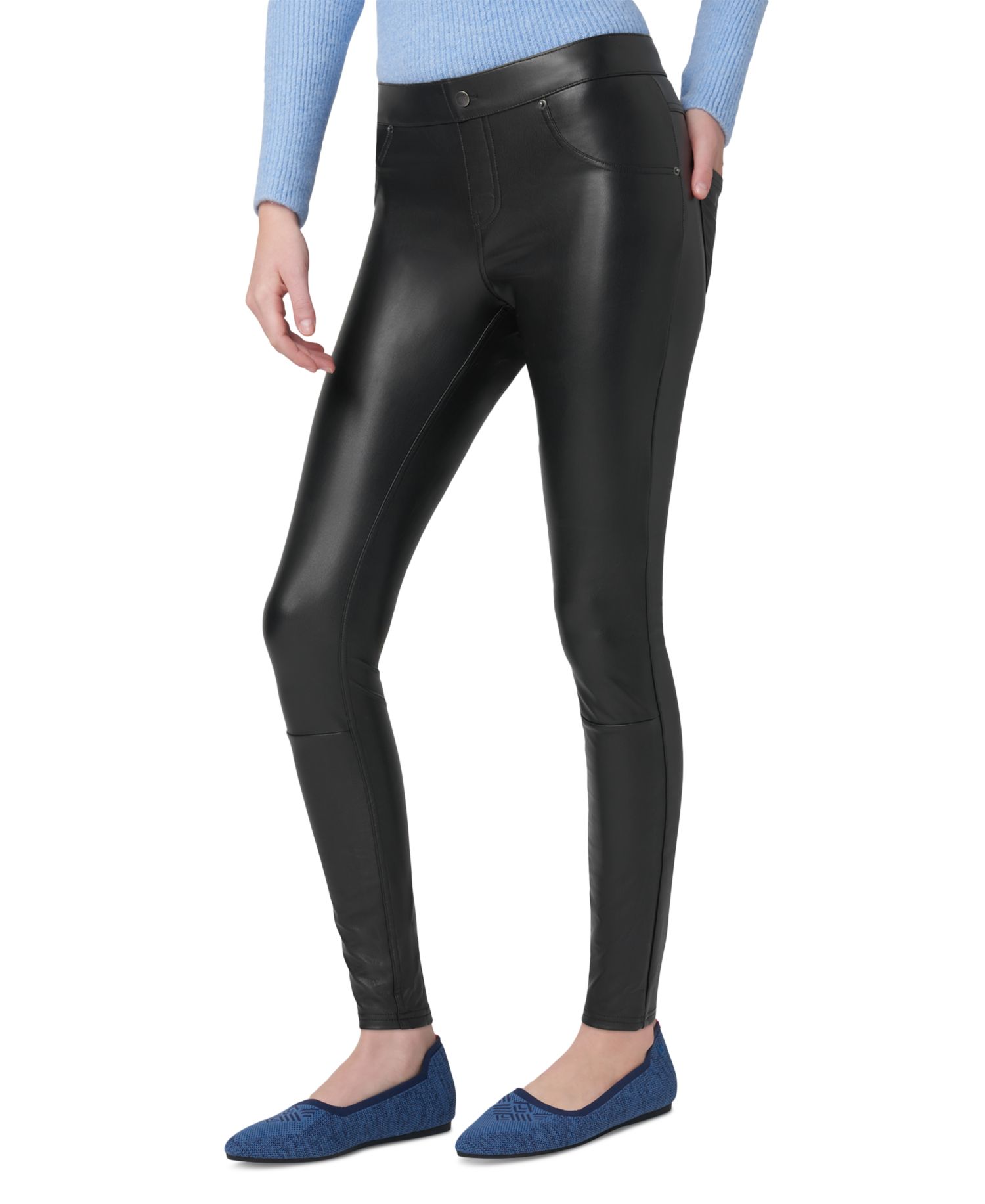 Women's Faux-Leather Leggings