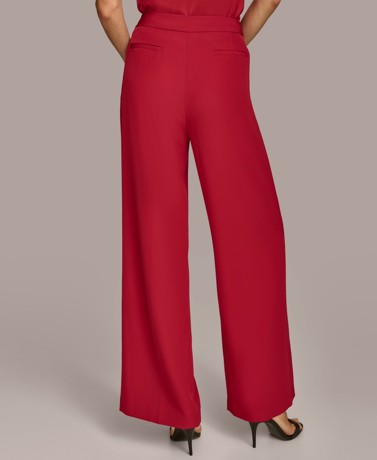 Donna Karan New York Women's Pleated Wide-Leg Pants