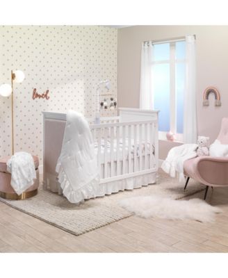 Signature Watercolor Floral Organic Cotton Fitted Crib Sheet