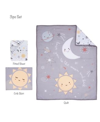 Bedtime Originals Celestial 3-Piece Nursery Baby Crib Bedding Set