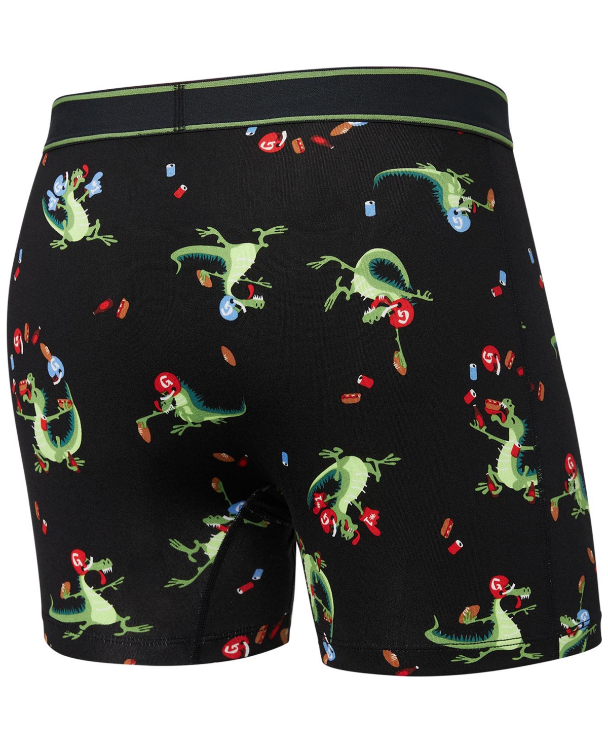 Saxx Men's Daytripper Moisture-wicking Printed Boxer Briefs In Tailgators