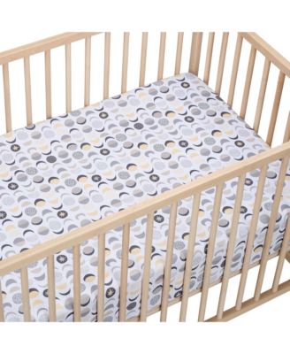 Celestial Moon/Stars 2-Pack Fitted Crib/Toddler Sheet Set